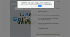 Desktop Screenshot of casacolleverde.com